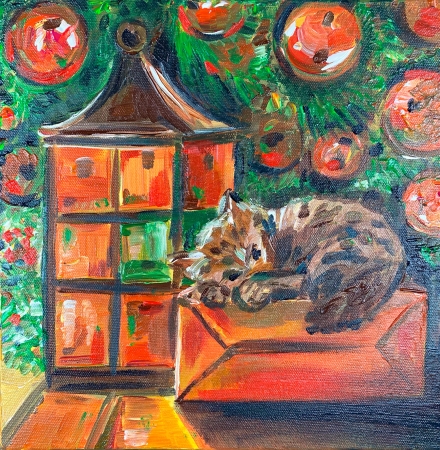 Christmas Light by artist Anastasia Shimanskaya